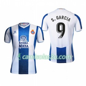Camisolas de Futebol RCD Espanyol Sergio Garcia 9 Equipamento Principal 2019/20 Manga Curta